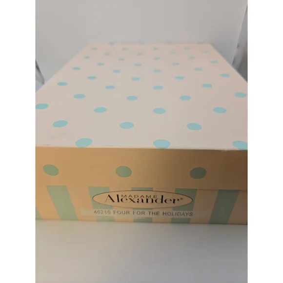 RARE NIB 2007 Madame Alexander FOUR FOR THE HOLIDAYS SET NRFB Org Box w/Tags - Picture 8 of 11